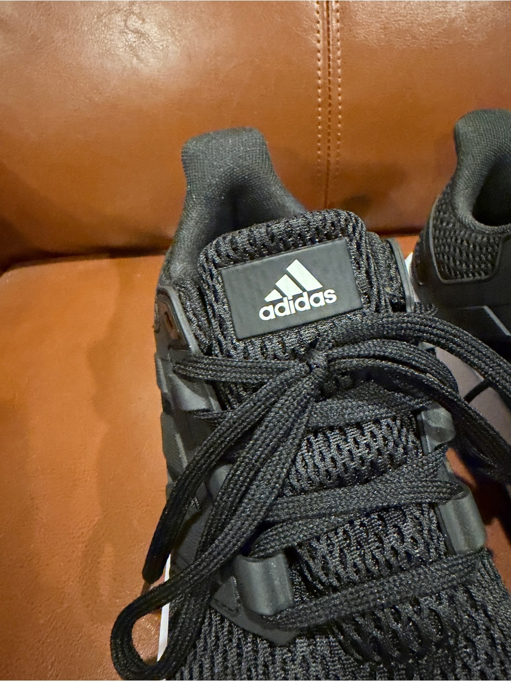 Adidas Women’s Black Mesh Running Shoes - Picture 2 of 5